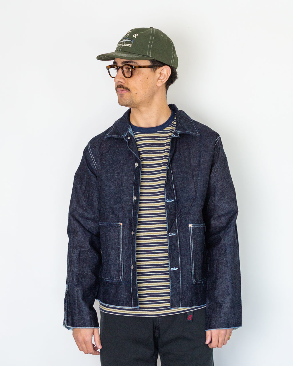 Cross Cut Denim Jacket - Rinsed