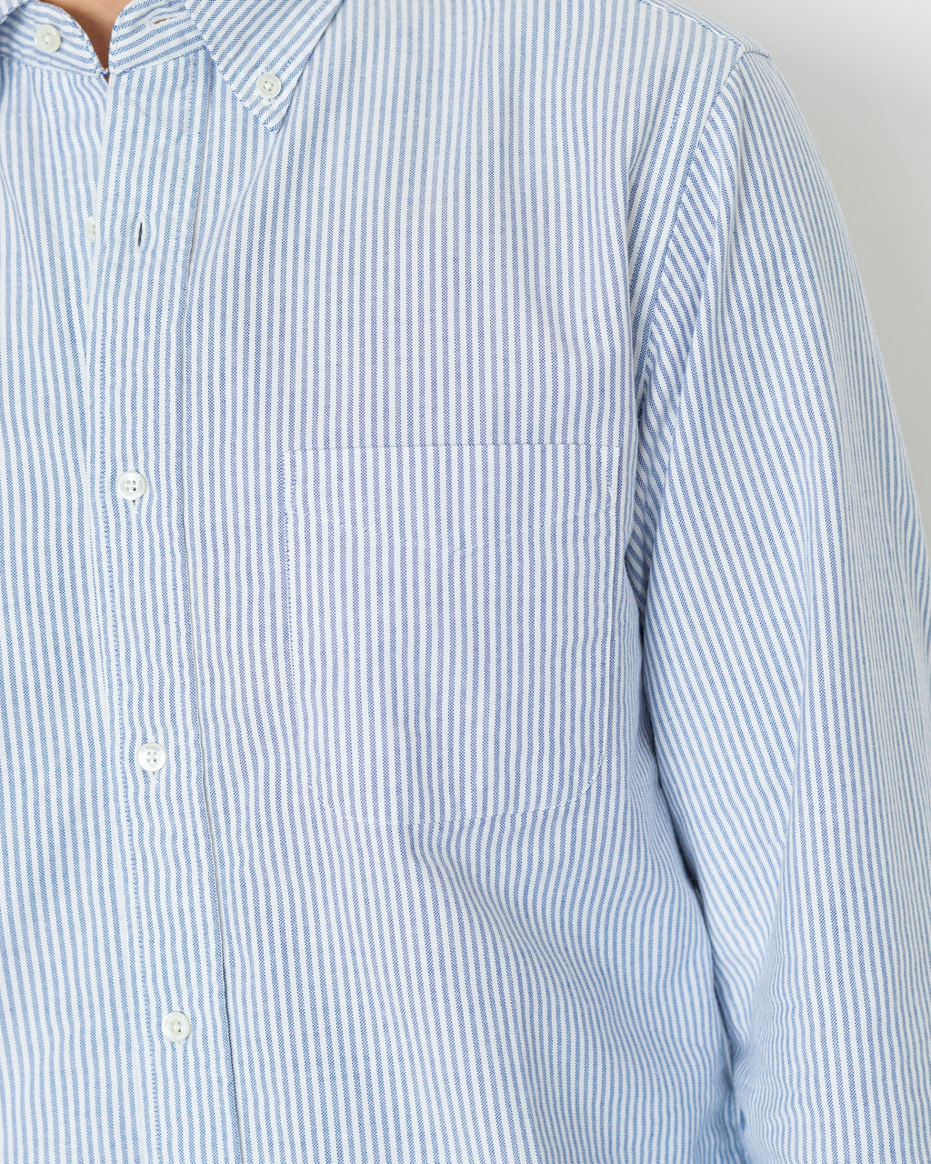 Oxford Candy Stripe Shirt - Blue