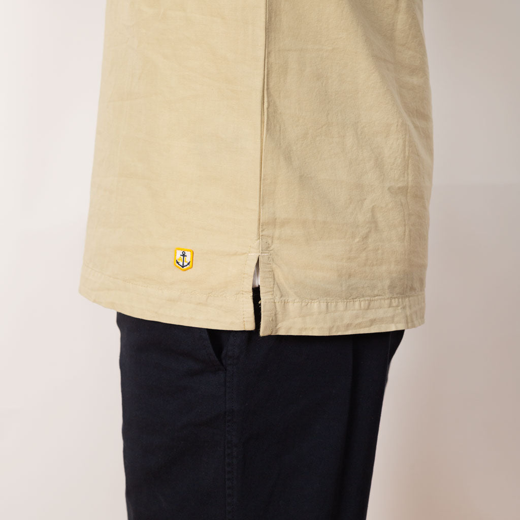 Heritage Linen Smock - Oyster Beige