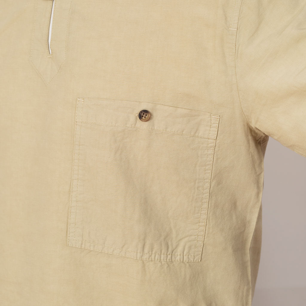 Heritage Linen Smock - Oyster Beige