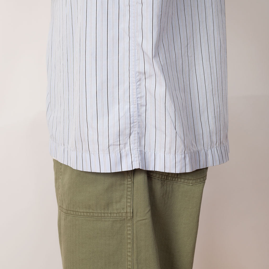 Holiday Shirt - Light Blue Banker Stripe