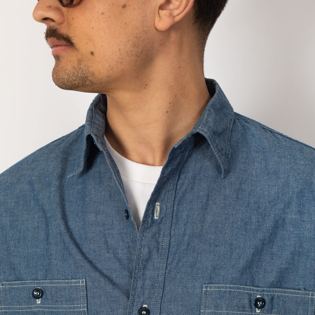 Relaxed Fit Work Shirt - Chambray