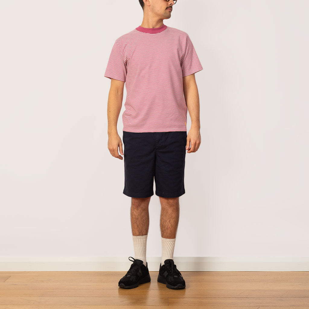 Heritage Striped T-Shirt - Malaga/Milk