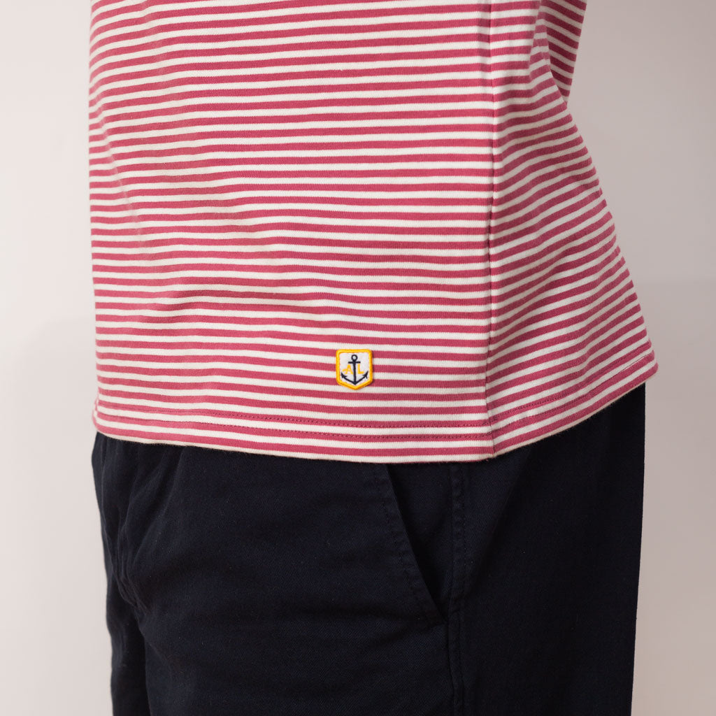 Heritage Striped T-Shirt - Malaga/Milk