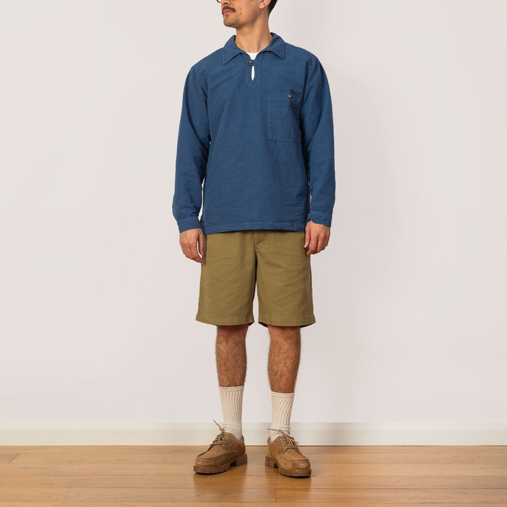 Heritage Linen Smock - Obscure Blue