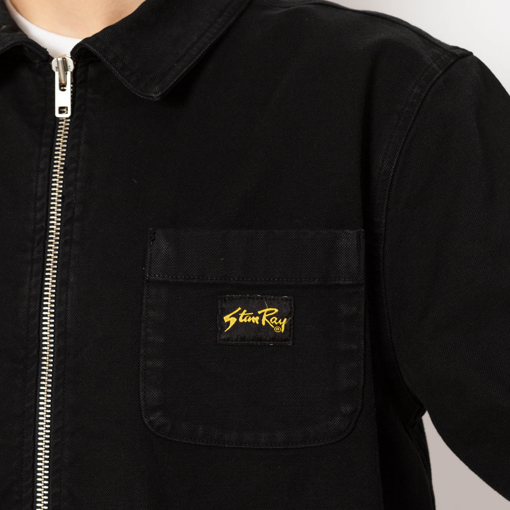 Zip Shirt - Washed Black Duck