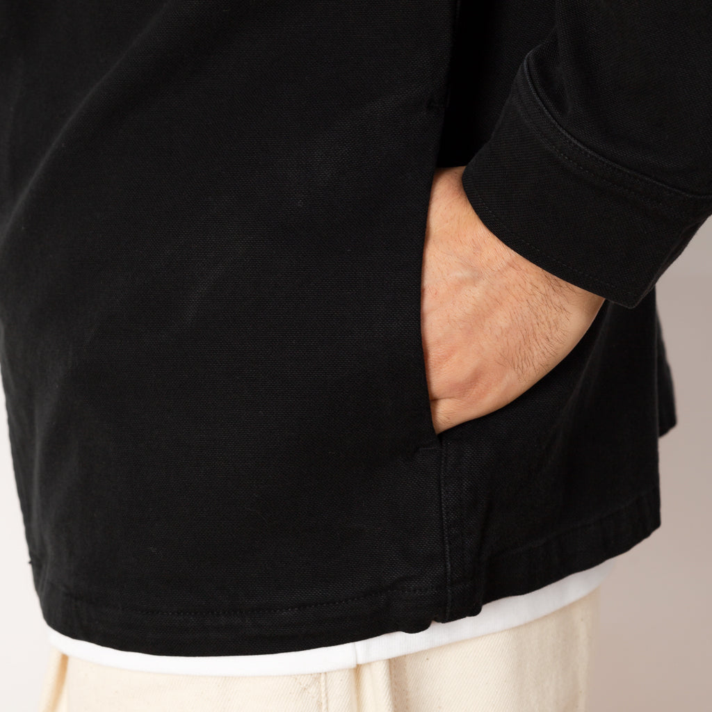 Zip Shirt - Washed Black Duck