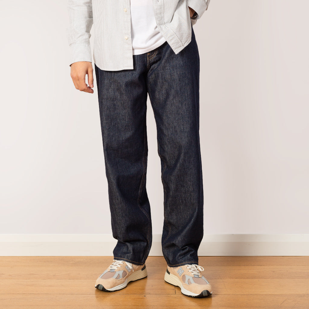 Denim Wide Pants - Indigo