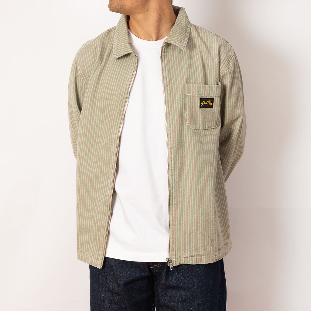 Zip Shirt - Quiet Green Hickory