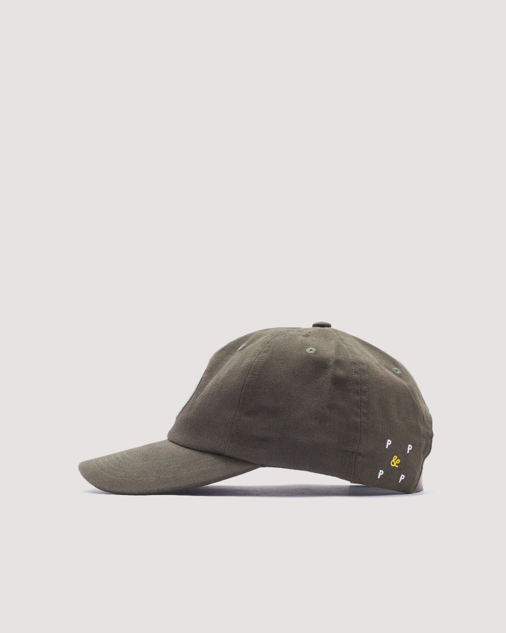 O 6 Panel Cap - Olive Green