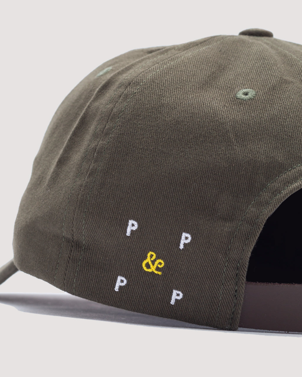 O 6 Panel Cap - Olive Green