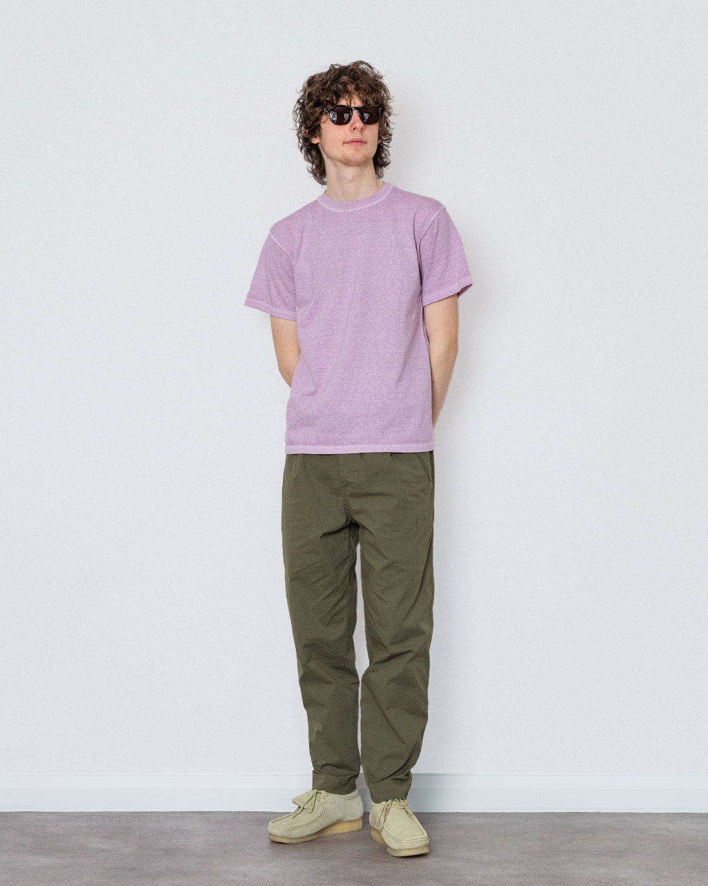 Assembly Pant - Dark Olive Seersucker