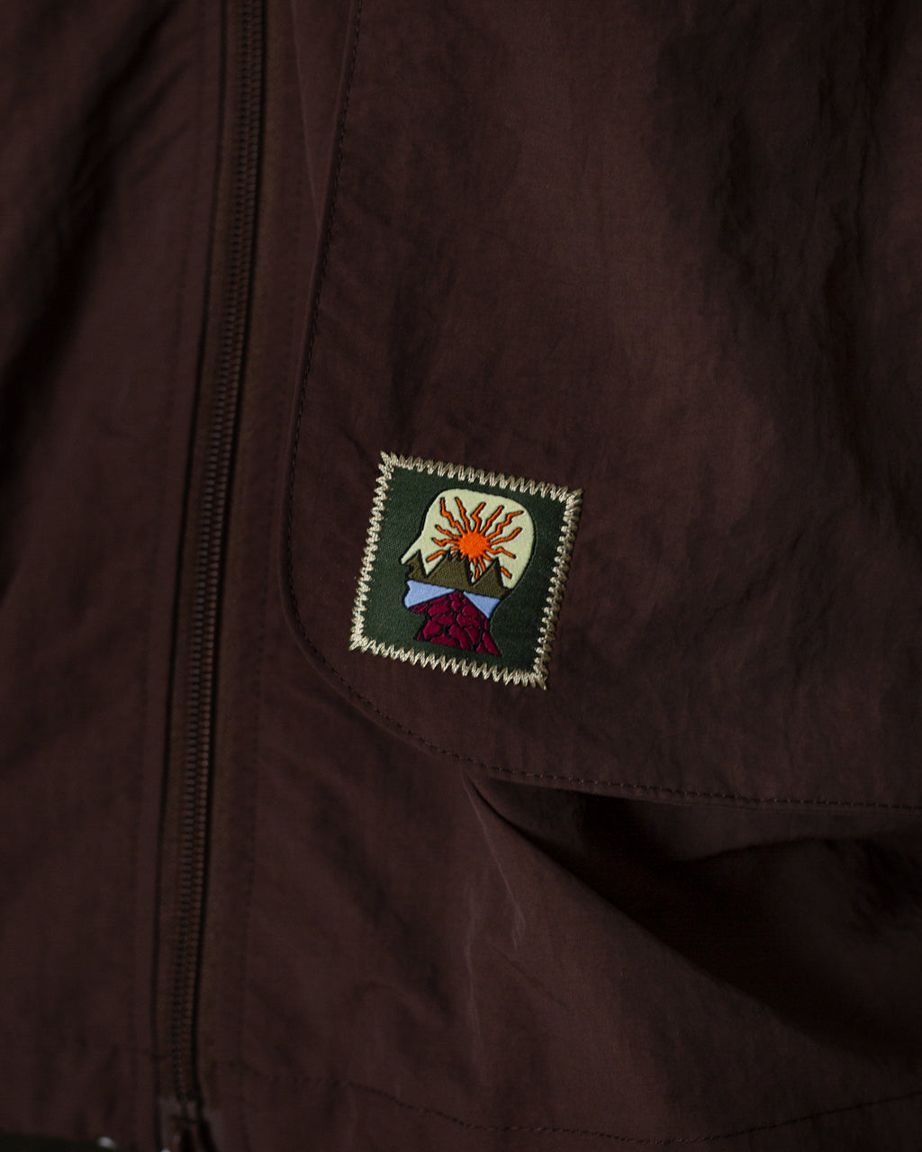 Dolman Sleeve Jacket - Brown