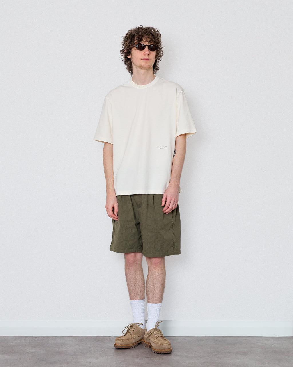 Logo T-Shirt - V0093 Ivory