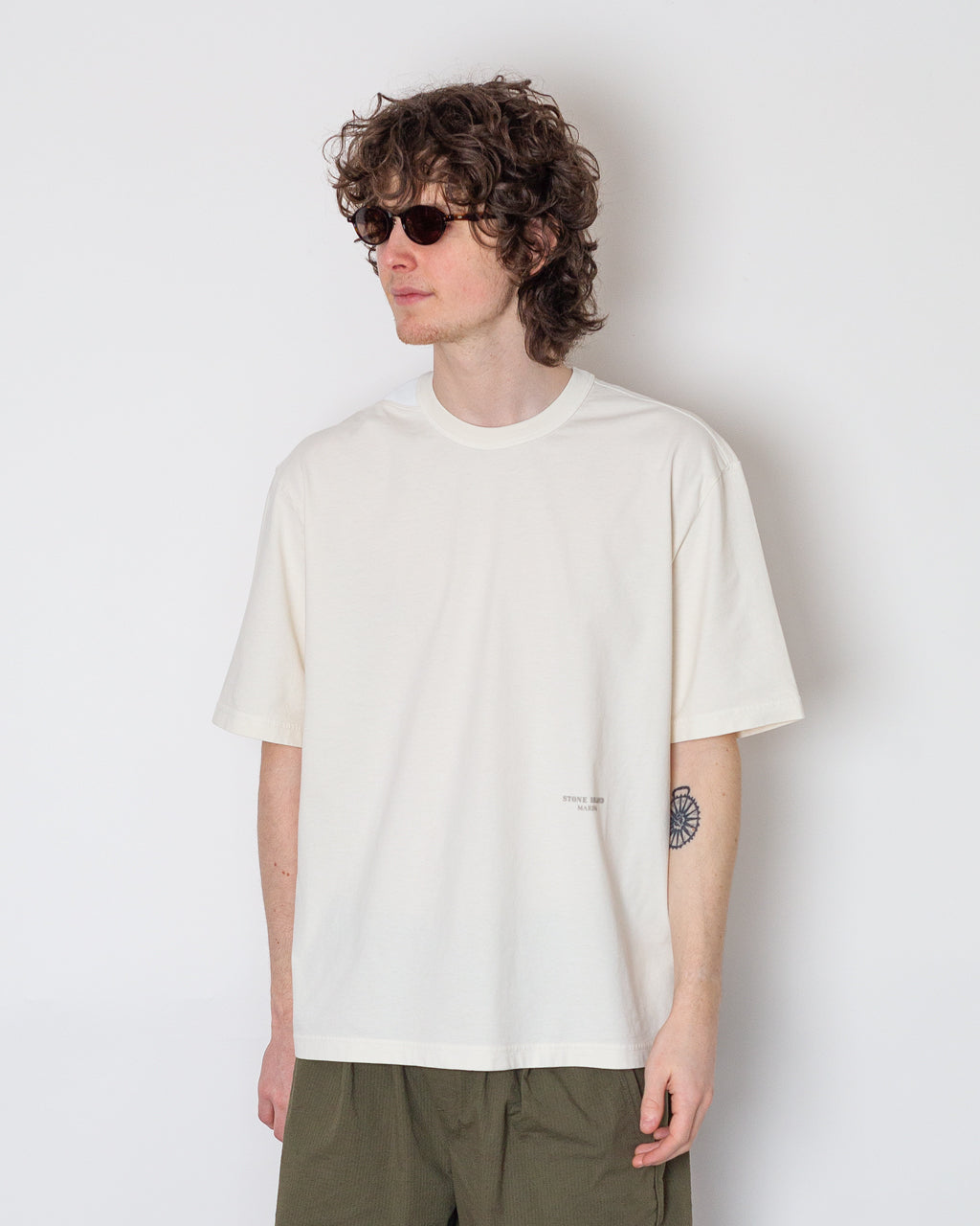 Logo T-Shirt - V0093 Ivory