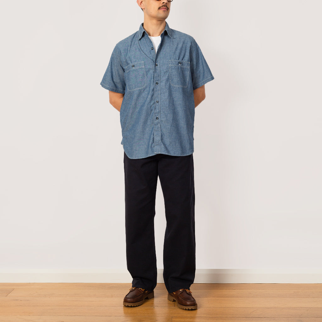 Relaxed Fit S/S Work Shirt - Chambray