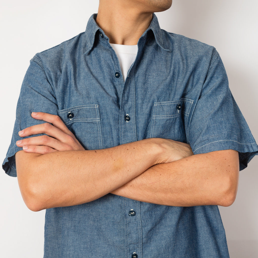 Relaxed Fit S/S Work Shirt - Chambray