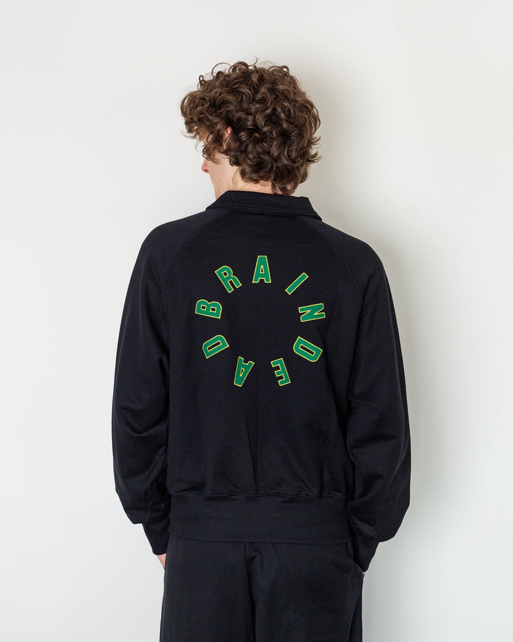 Collegiate Track Top - Black