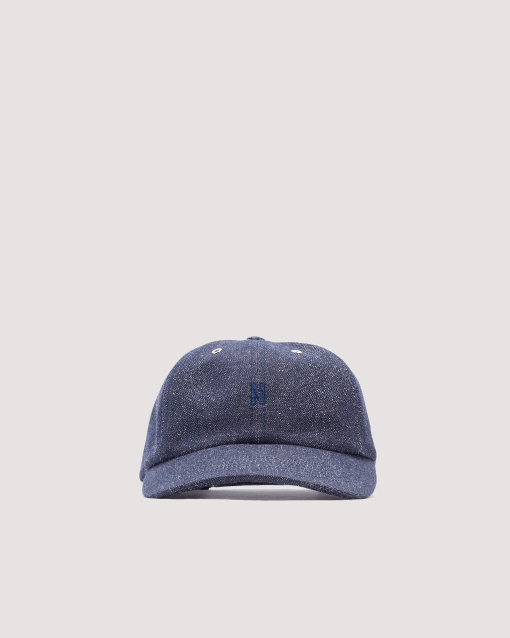 Broken Twill Denim 6 Panel Cap - Indigo