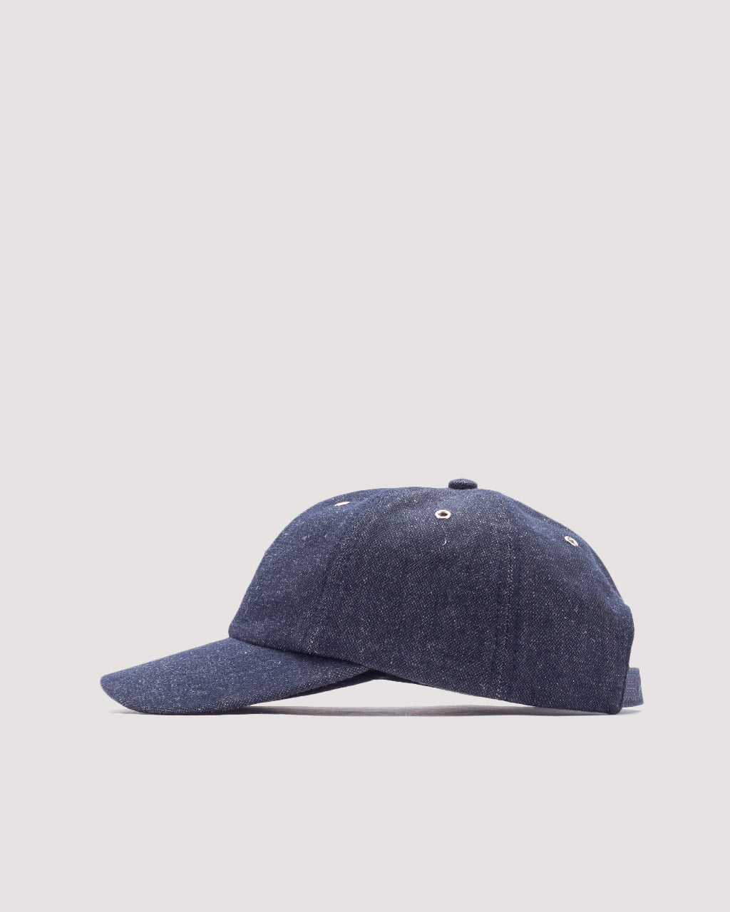 Broken Twill Denim 6 Panel Cap - Indigo