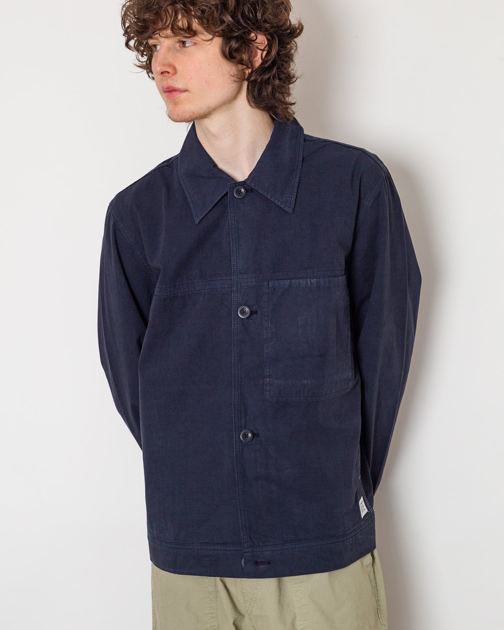 Aresskov Overshirt - Dark Navy | Norse Projects | Peggs & son.