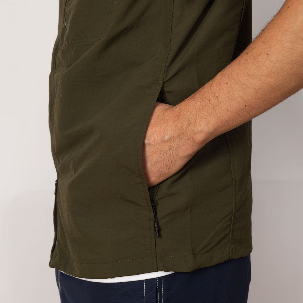 Nylon Vest - Deep Olive