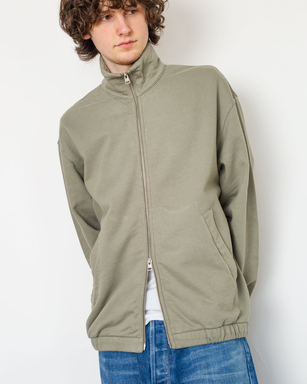 Hornidal Loopback Track Jacket - Vetiver
