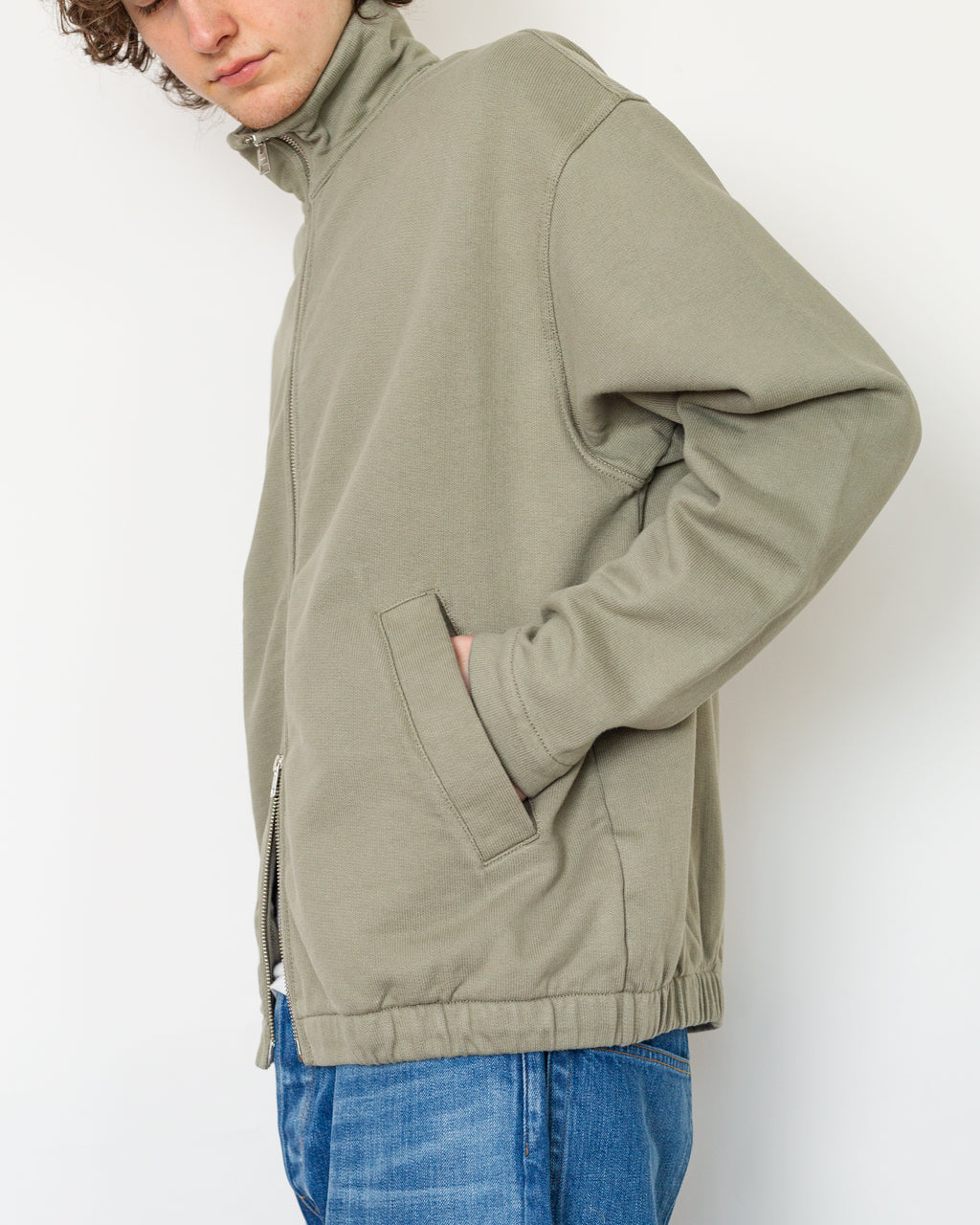 Hornidal Loopback Track Jacket - Vetiver
