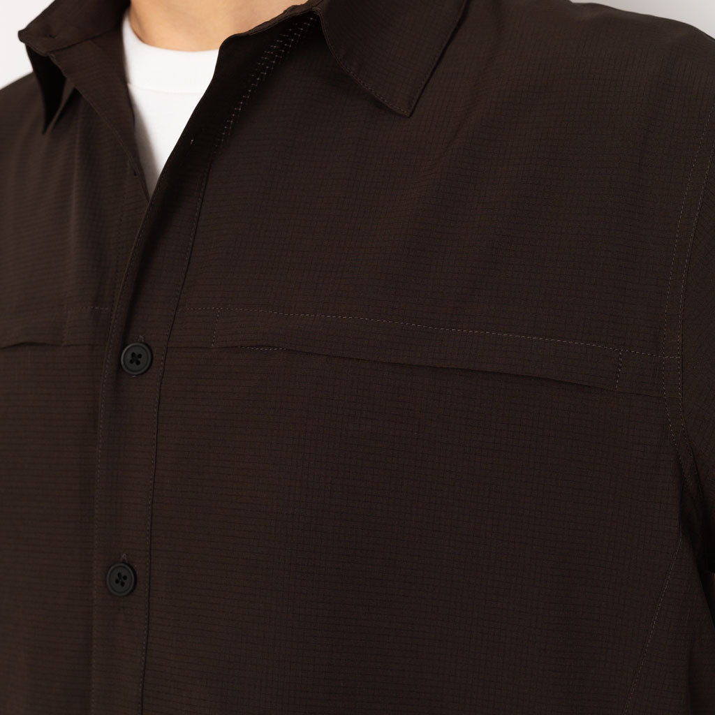 Dot Air Shirt - Dark Brown
