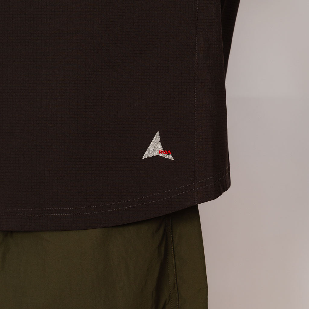 Dot Air Shirt - Dark Brown
