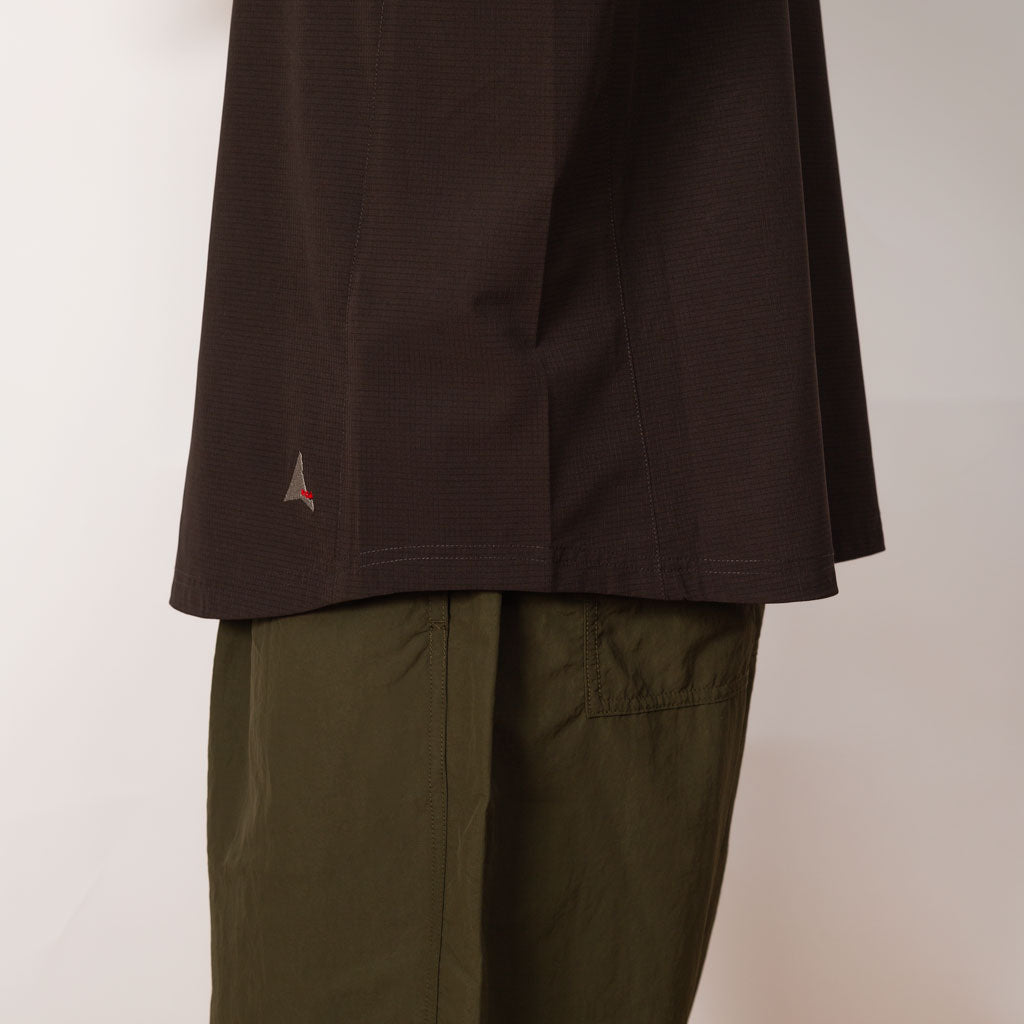 Dot Air Shirt - Dark Brown