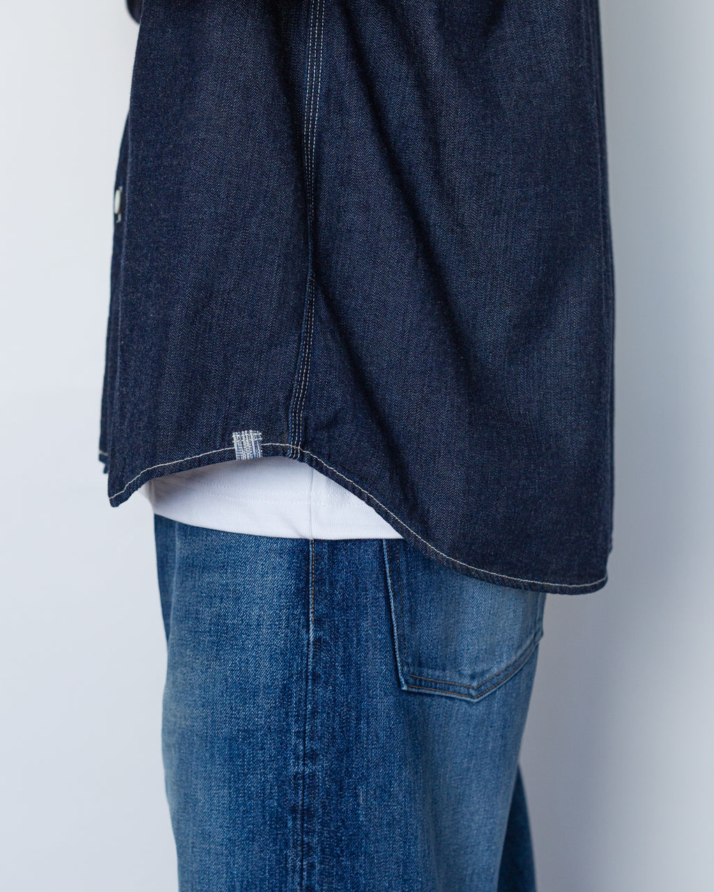 SS Larrikin Shirt - Indigo