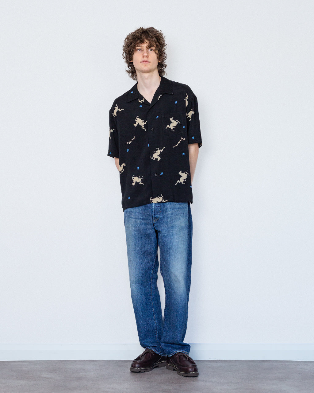 Crosby SS Shirt - Black | Visvim | Peggs & son. Crosby SS Shirt - Black | Visvim | Peggs & son.