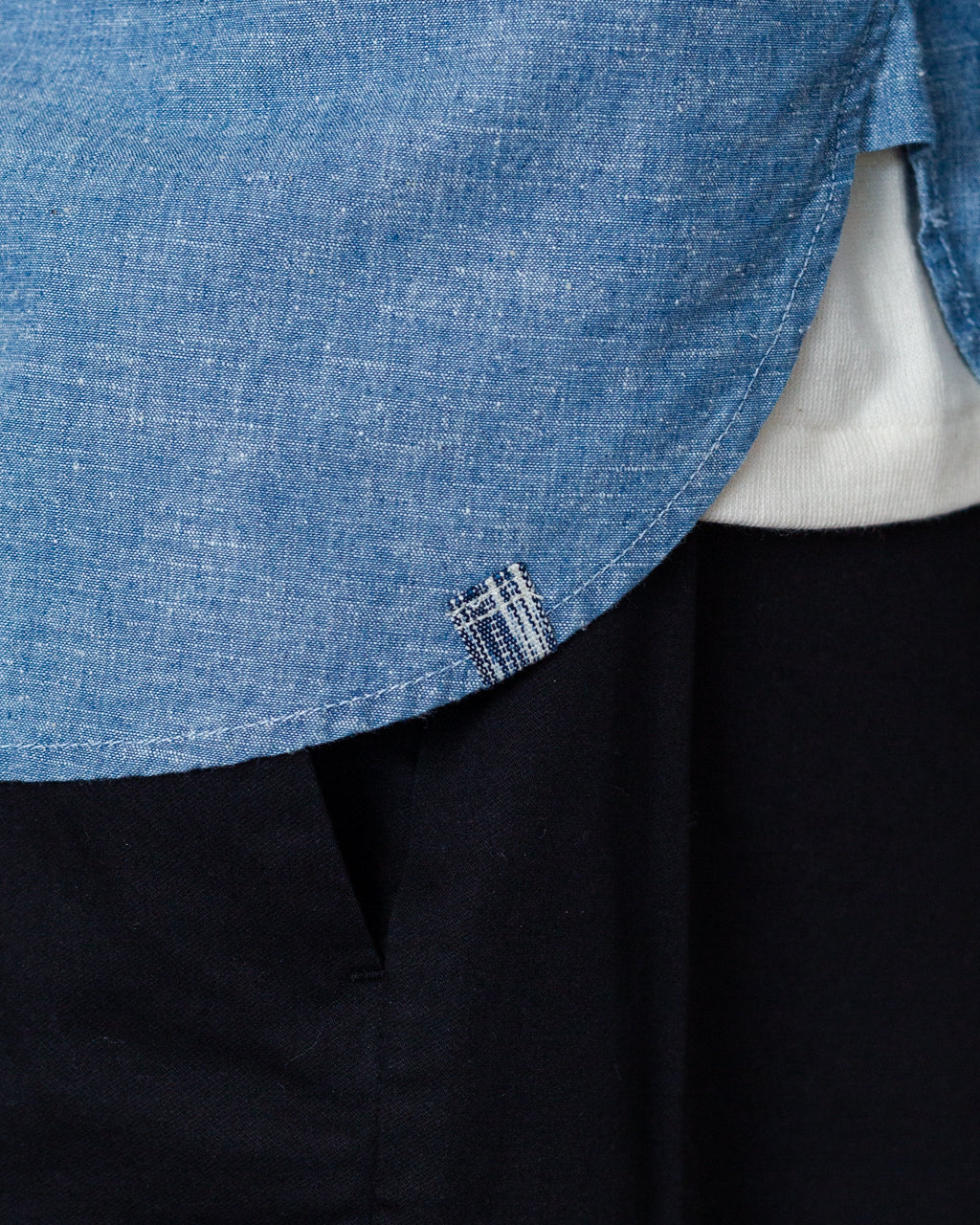 Briggs LS Damaged - Light Chambray | Visvim | Peggs & son. Briggs LS Damaged - Light Chambray | Visvim | Peggs & son.