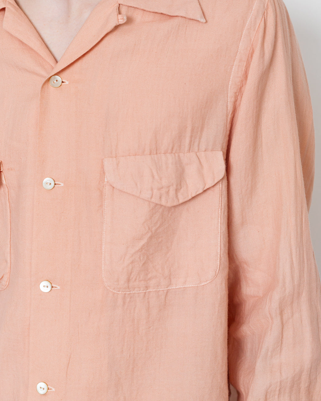 LOT 101 - Open Collar Shirt - Sakura | Taiga Takahashi | Peggs & son.
