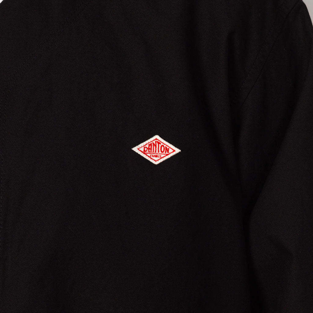 Collarless Jacket - Dark Navy