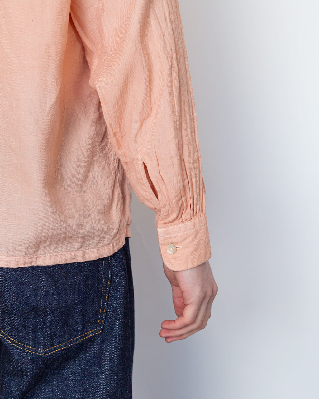 LOT 101 - Open Collar Shirt - Sakura | Taiga Takahashi | Peggs & son.