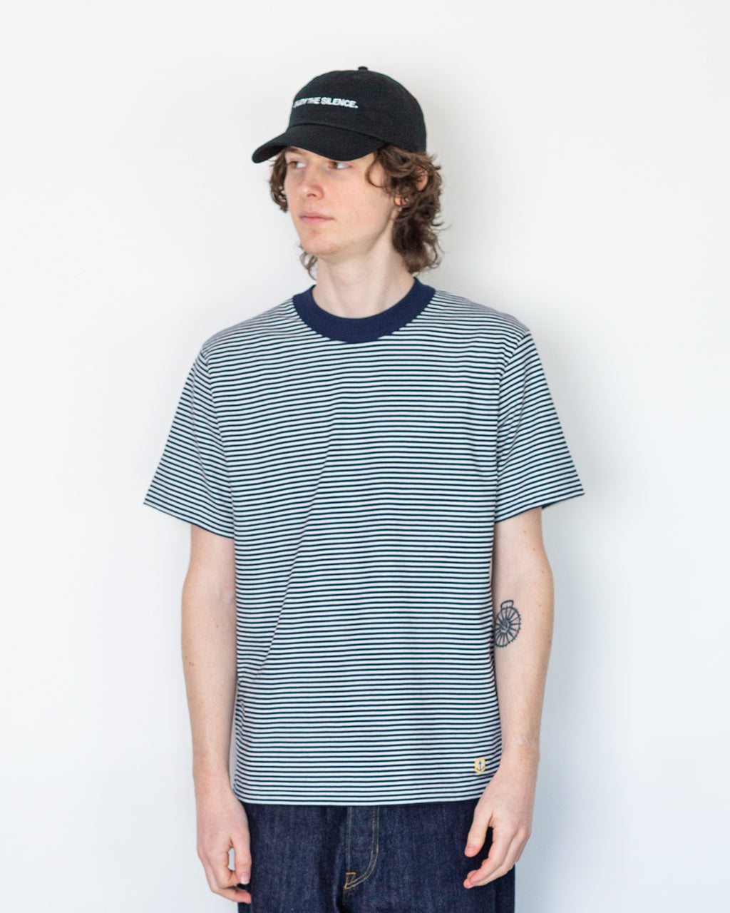 Heritage Striped T-Shirt - Marine Deep/Milk