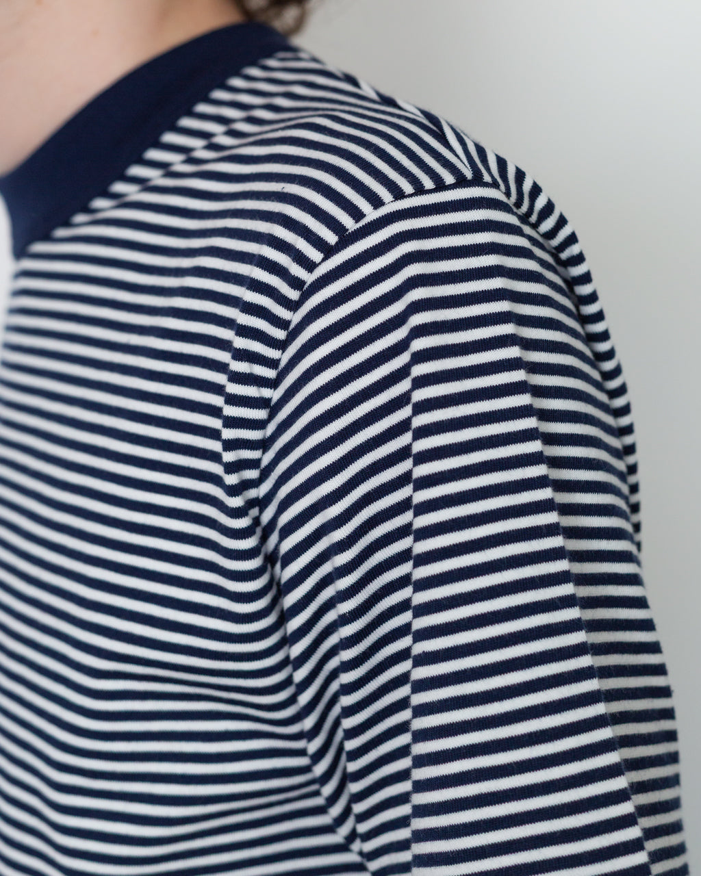 Heritage Striped T-Shirt - Marine Deep/Milk