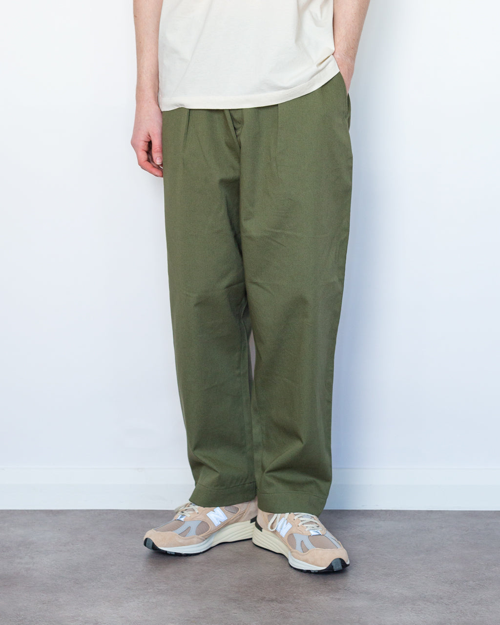 Oxford Pant - Light Olive Twill