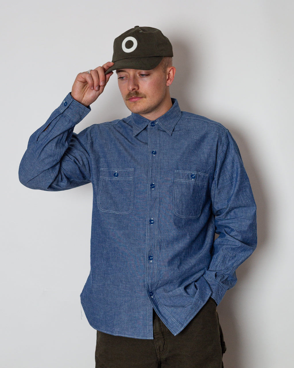 Chambray Work Shirt - Blue