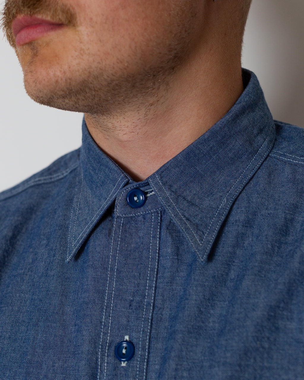 Chambray Work Shirt - Blue
