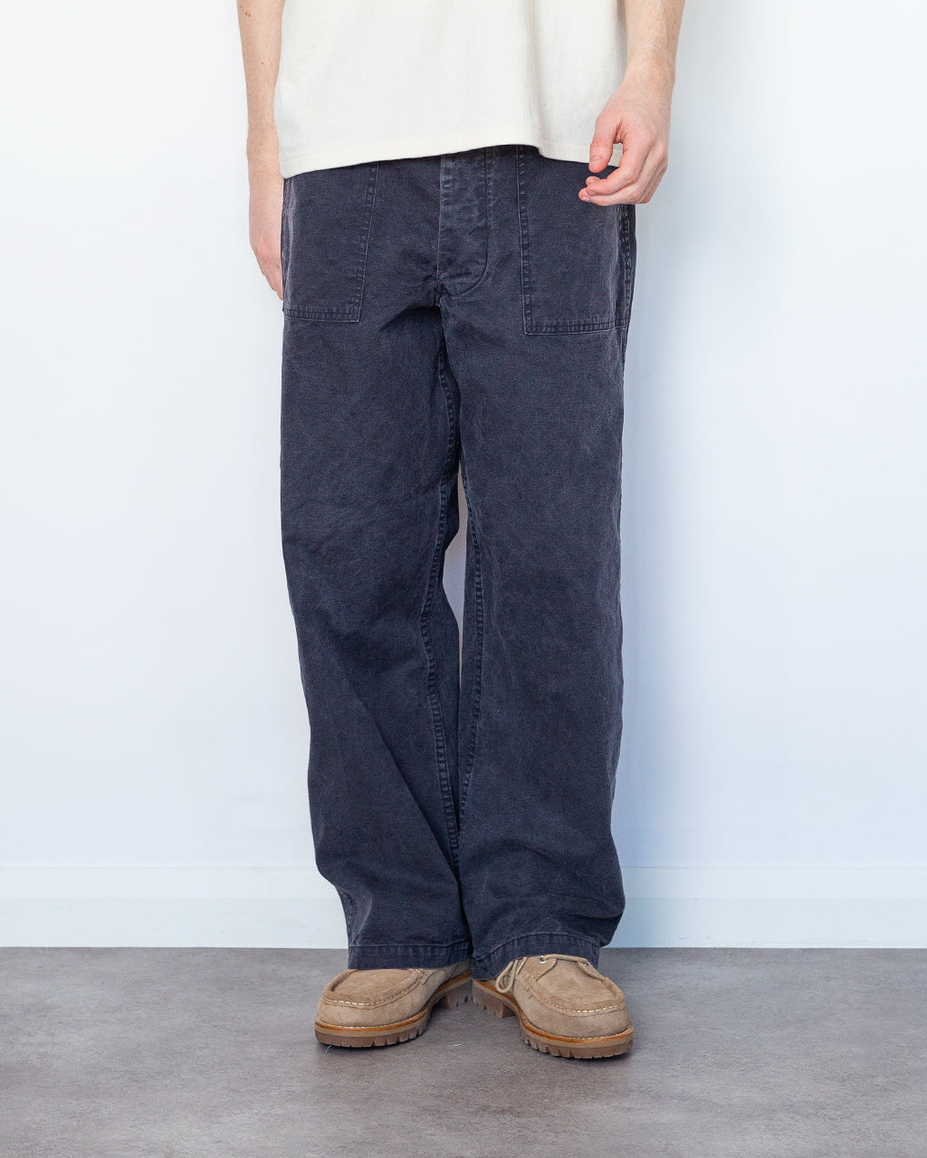 Summer Fatigue Pants - Washed Black