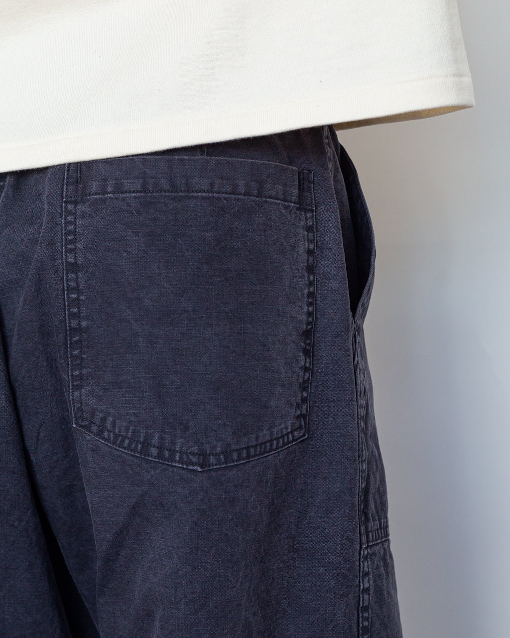 Summer Fatigue Pants - Washed Black