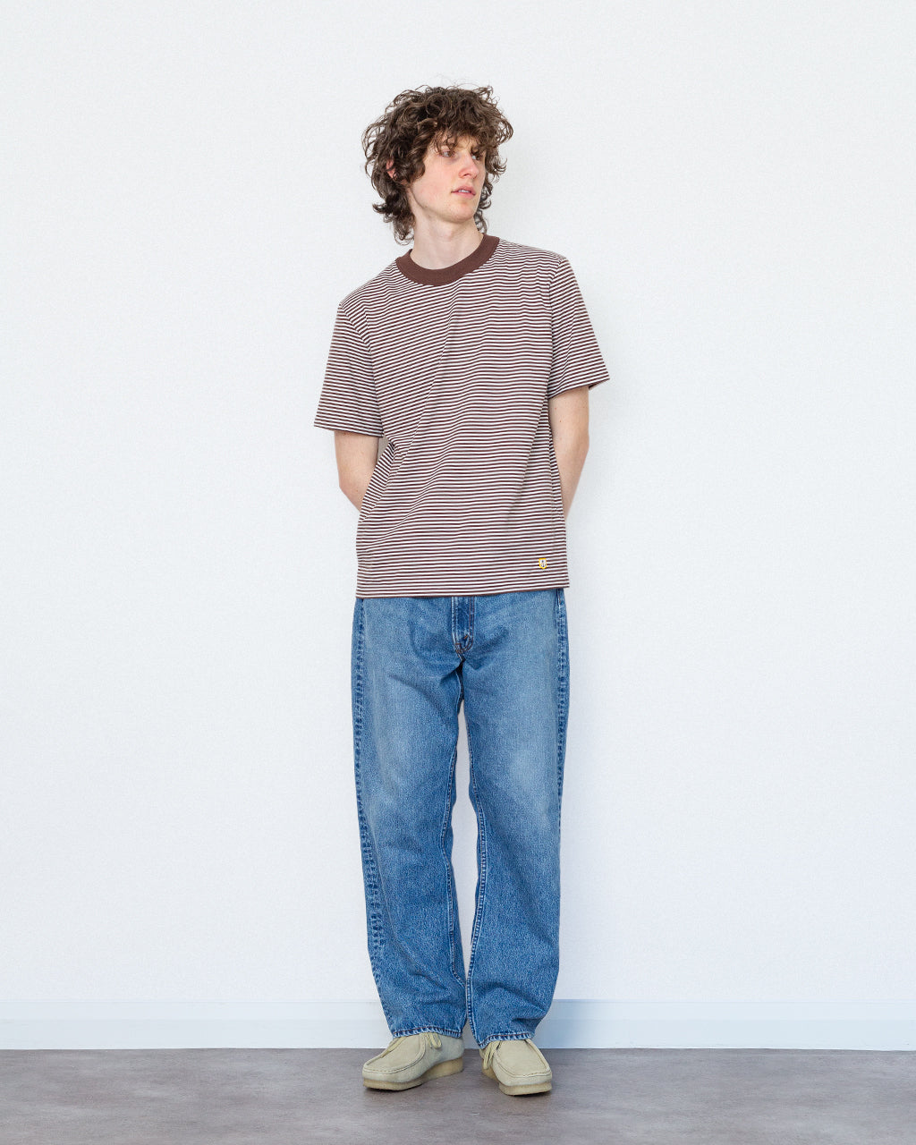 101 Dad Fit Denim Pants - Washed | OrSlow | Peggs & son.