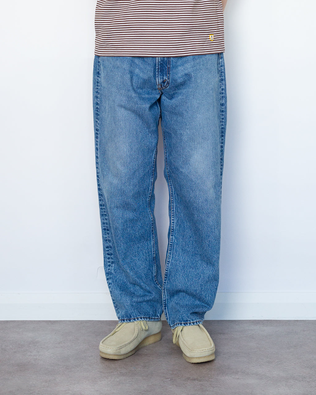 101 Dad Fit Denim Pants - Washed