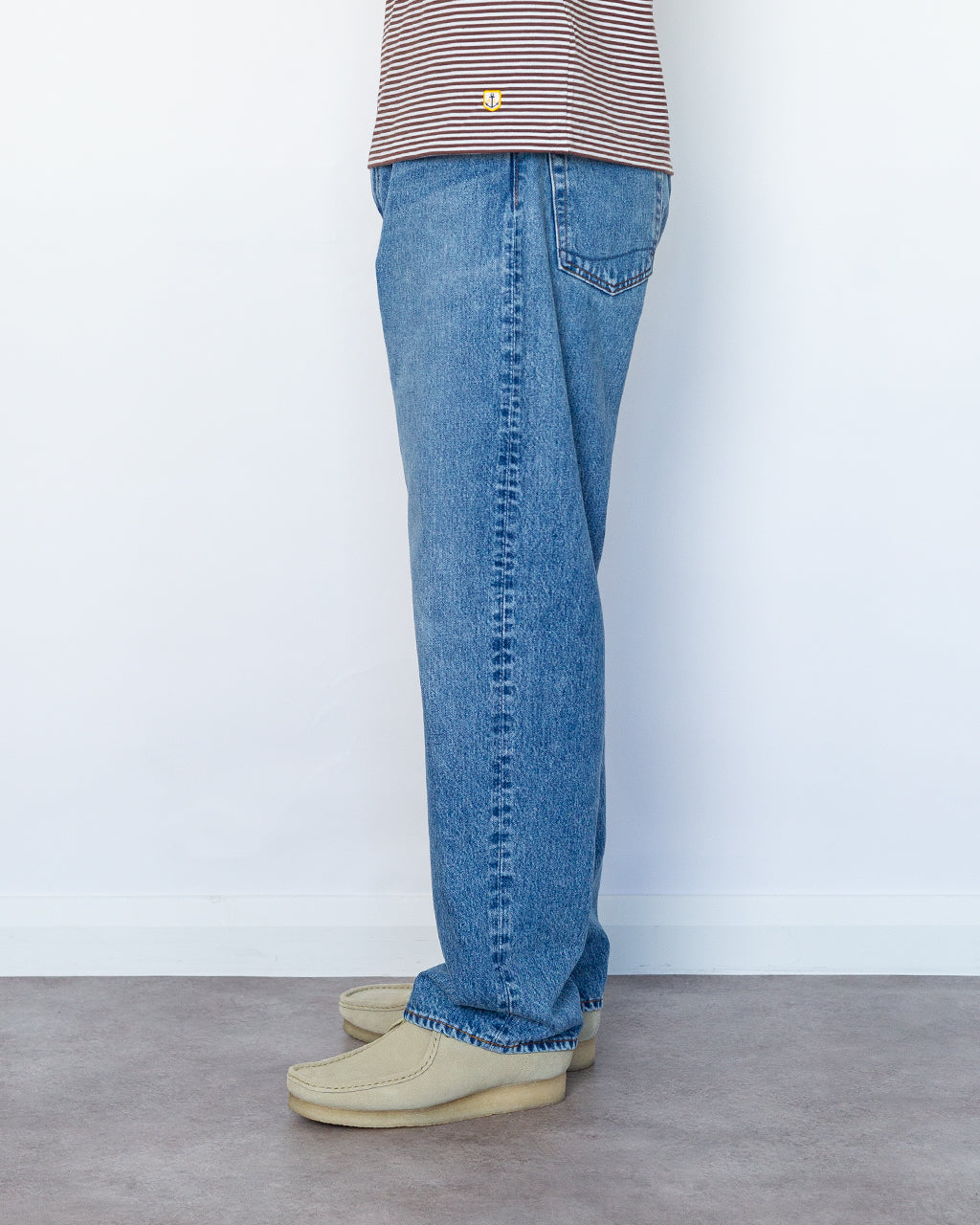 101 Dad Fit Denim Pants - Washed