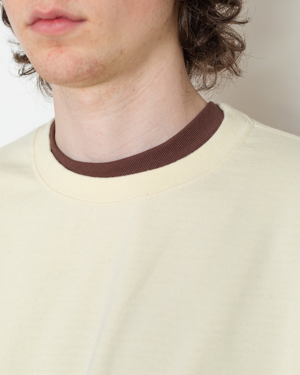 Lightweight Crewneck Sweatshirt - Pale Yellow