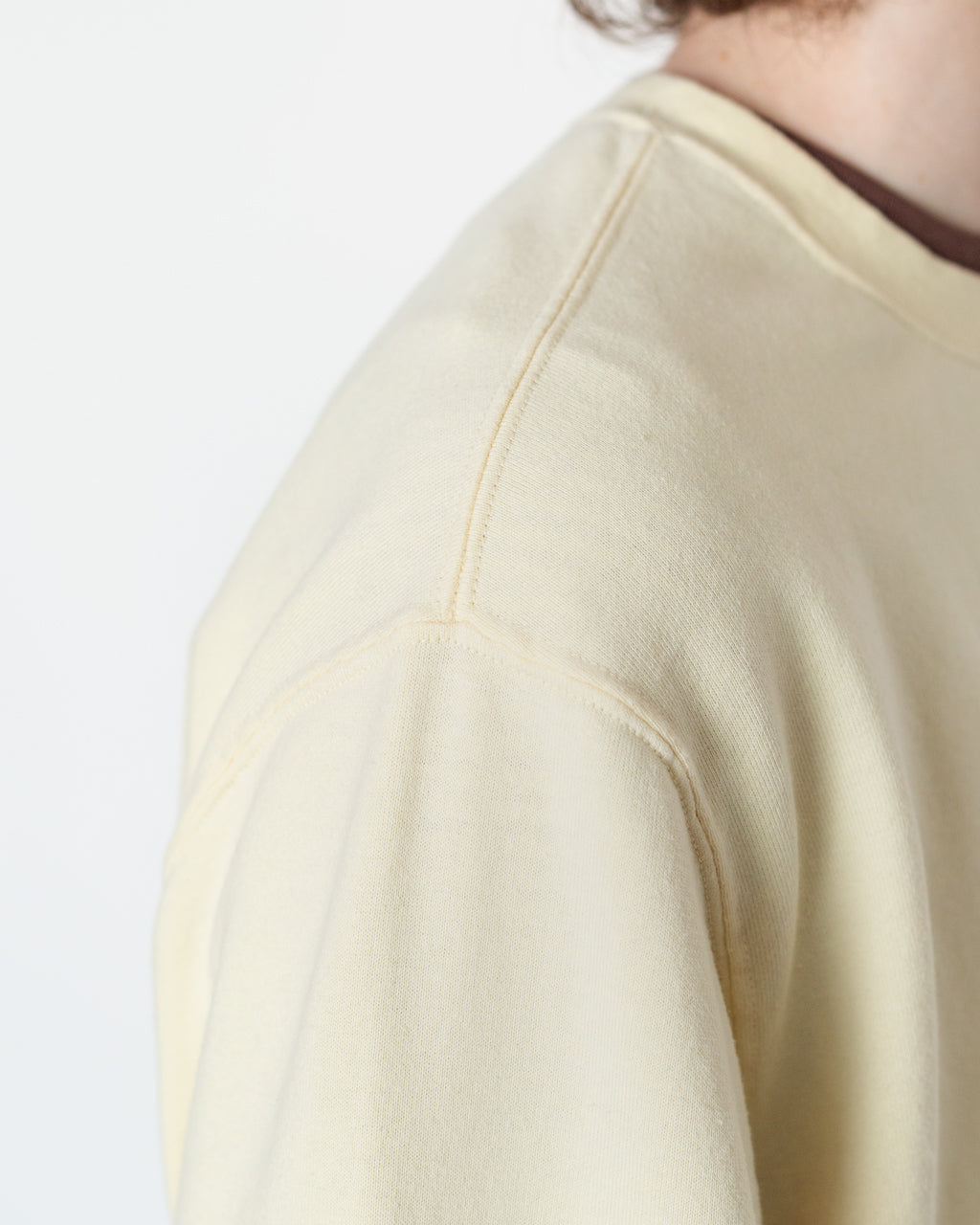 Lightweight Crewneck Sweatshirt - Pale Yellow