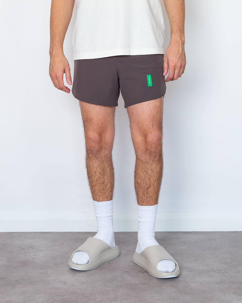 5 Inch Training Short - Dark Taupe